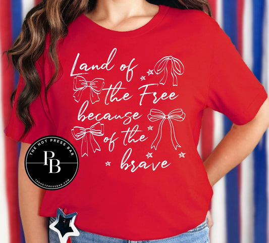 Land Of The Free (white)