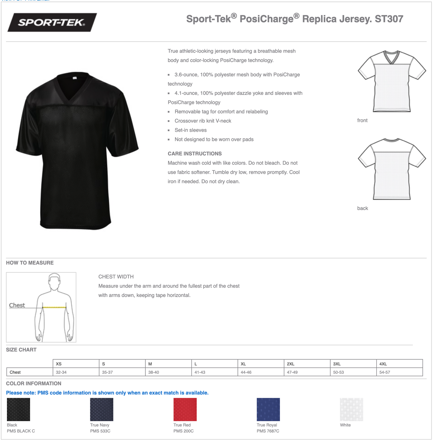 Men's Jersey Black