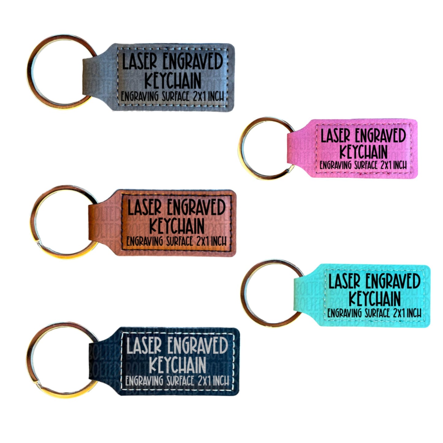 Custom Handwriting Leather Keychain