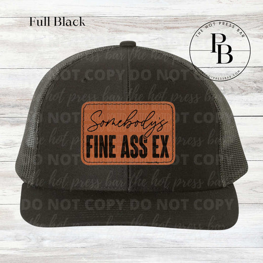 Fine Ass Ex Leather Patch Hat
