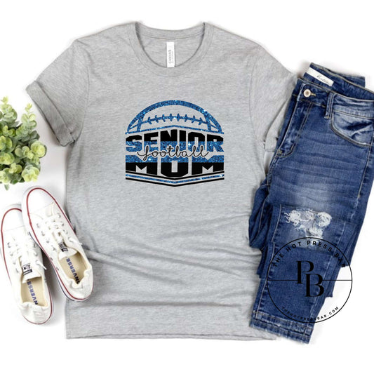 CV Football Senior Football Mom - faux glitter