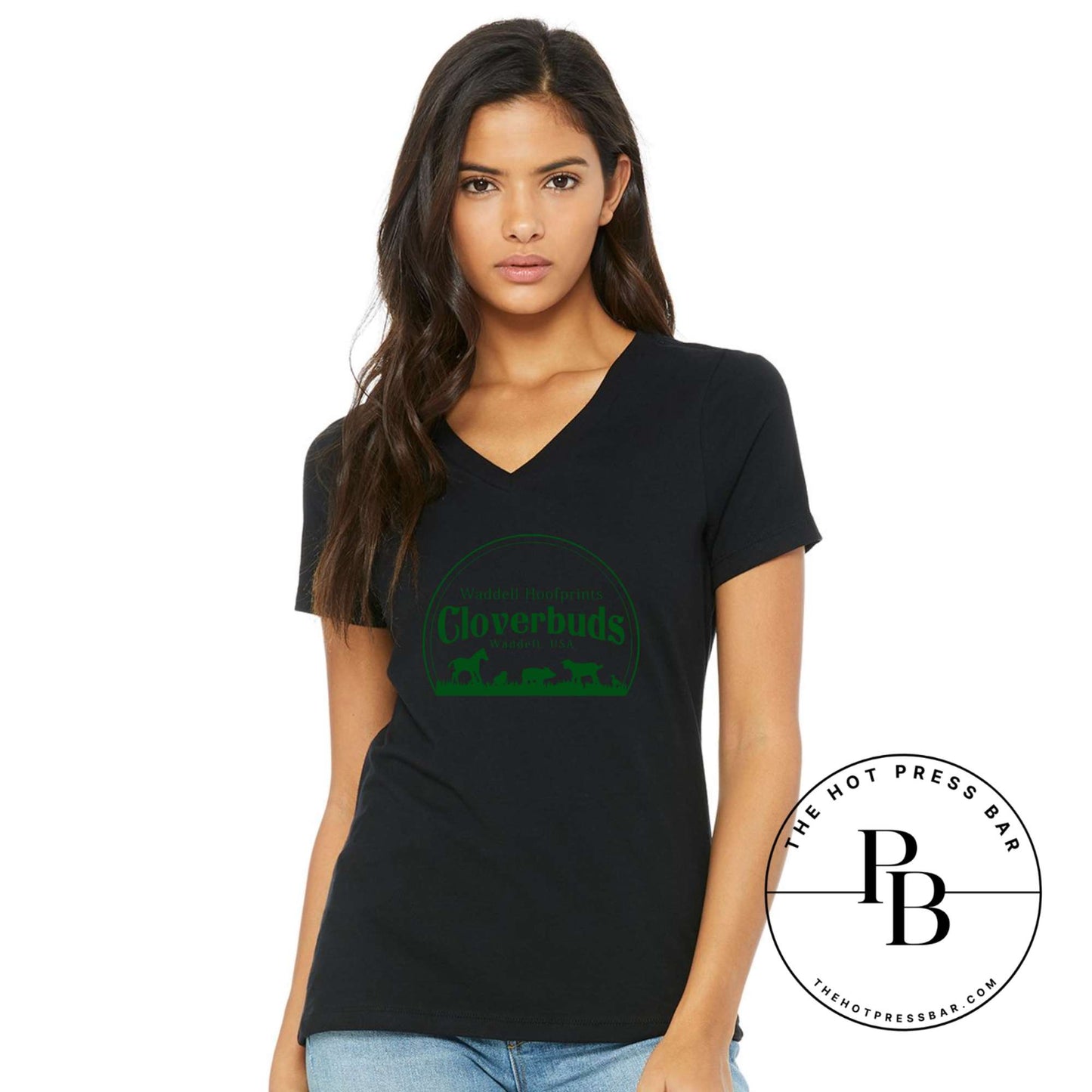 Cloverbuds Adult V Neck