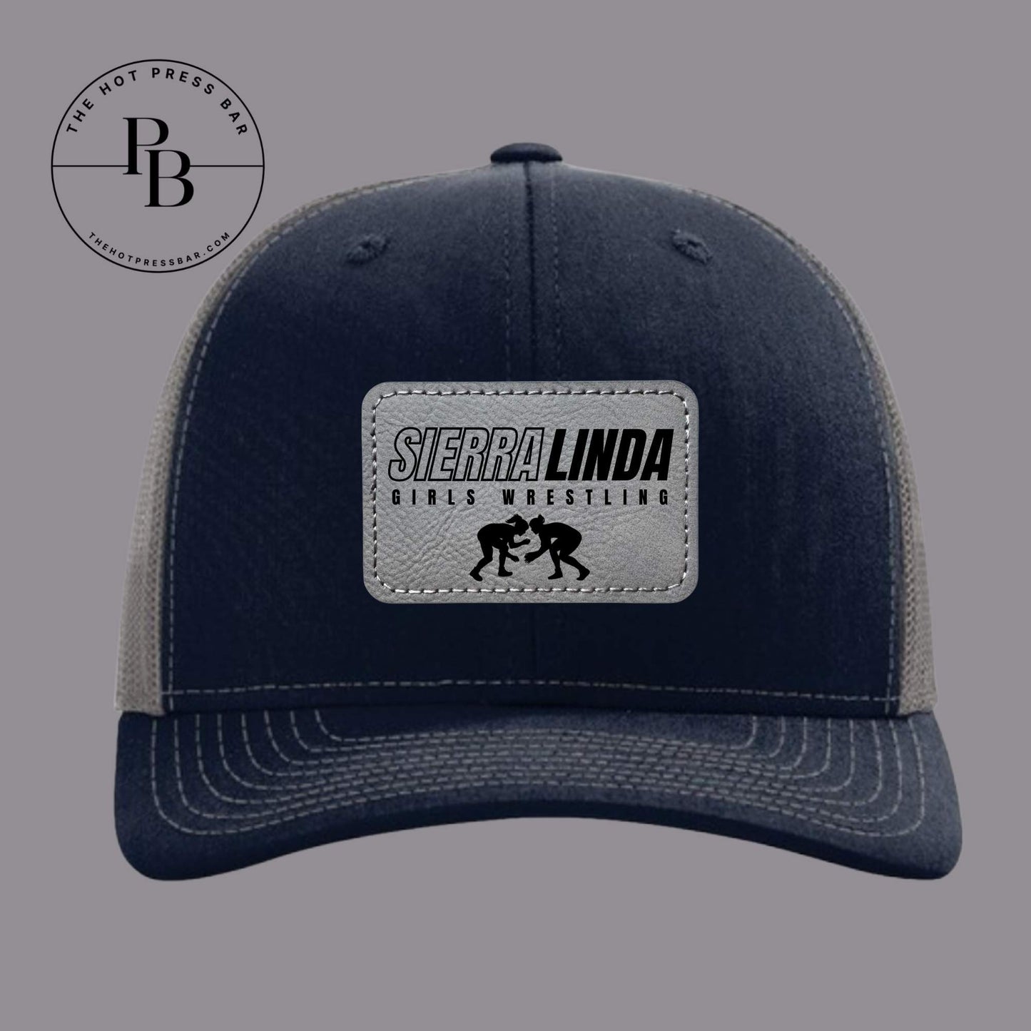 Girls Wrestling Leather Patch