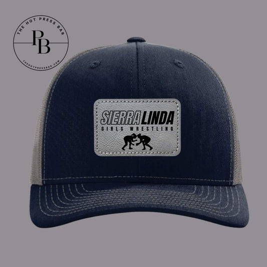 Girls Wrestling Leather Patch