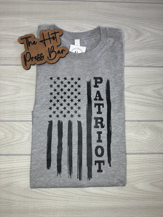 Athletic Gray Patriot Flag - no restock