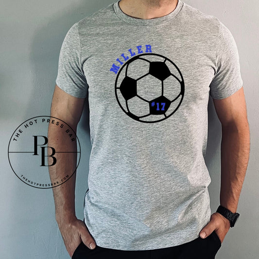 Custom Soccer Ball Name & Number