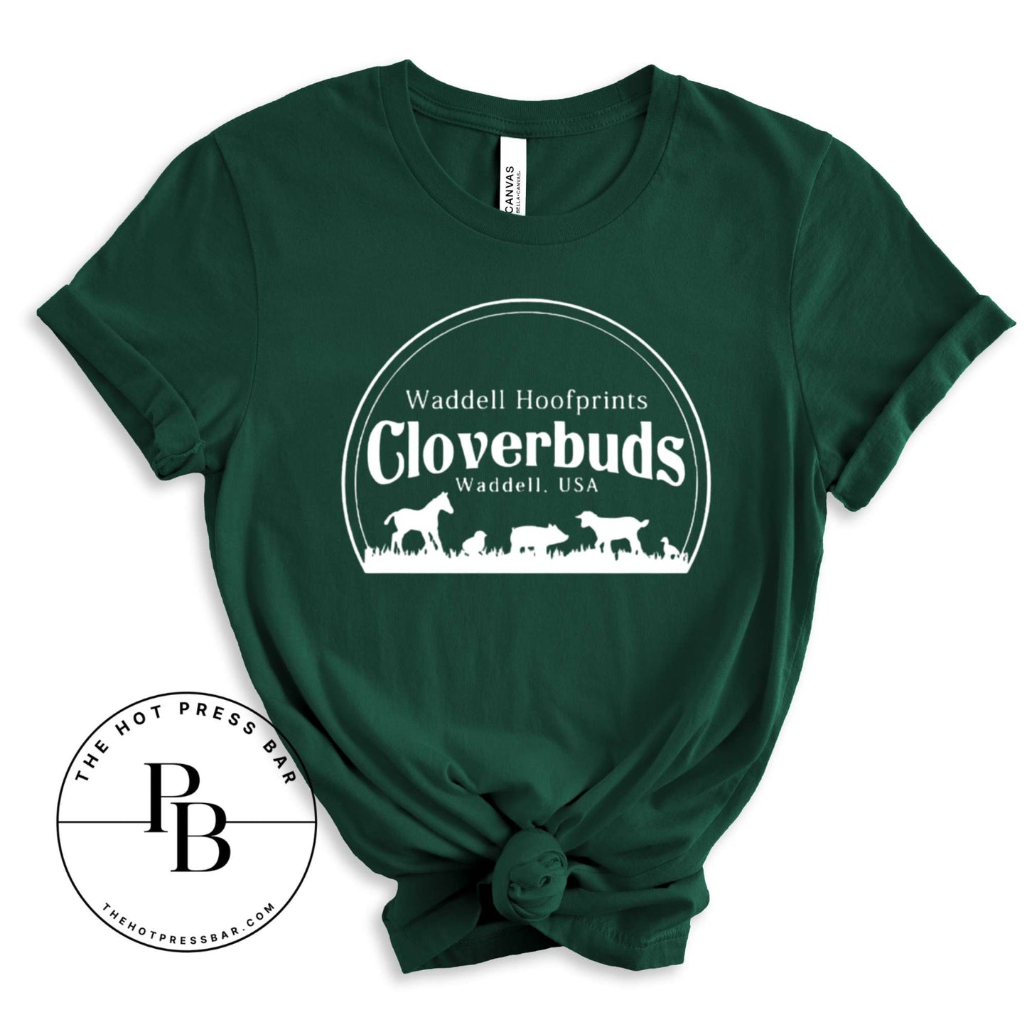Cloverbuds Adult Green Unisex T-Shirt