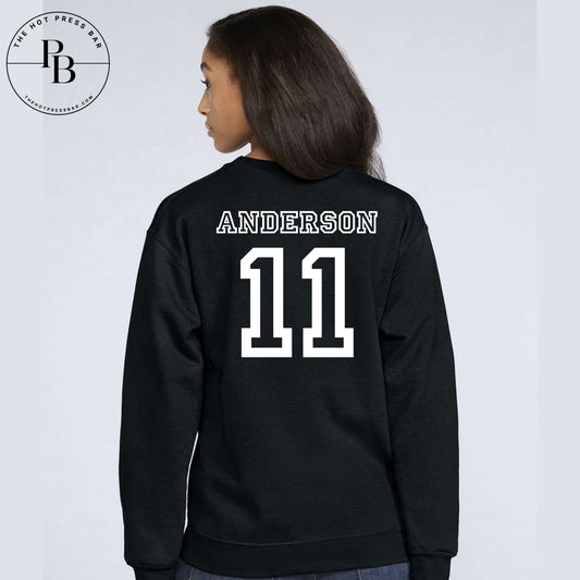 CVHS Soccer Fleece Crewneck Personalized