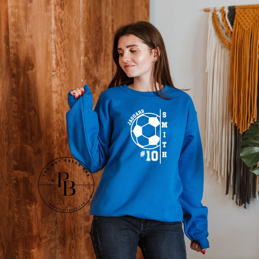 Custom Soccer with Name & Number