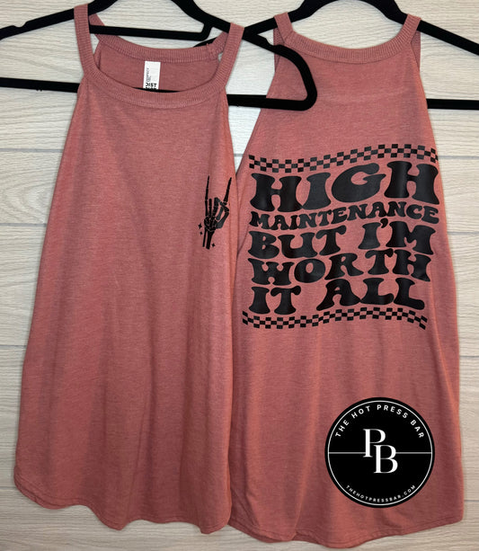 High Maintenance Rocker Tank (M, L)