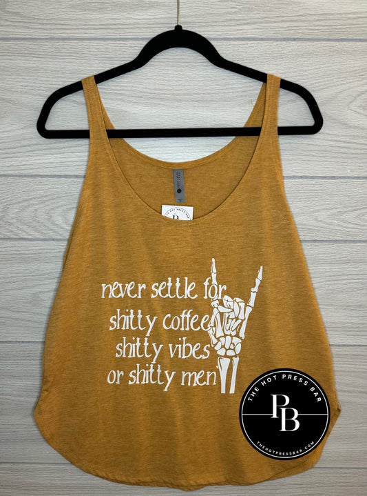 Never Settle Festival Tank (XL, 2X)