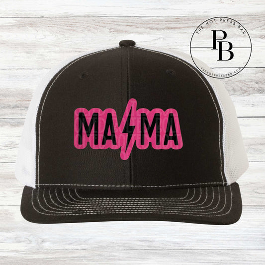 Mama Leather Patch Hat