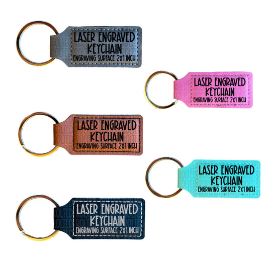 Custom Handwriting Leather Keychain
