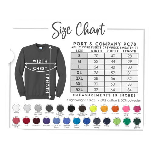 Cloverbuds Adult Fleece Crewneck